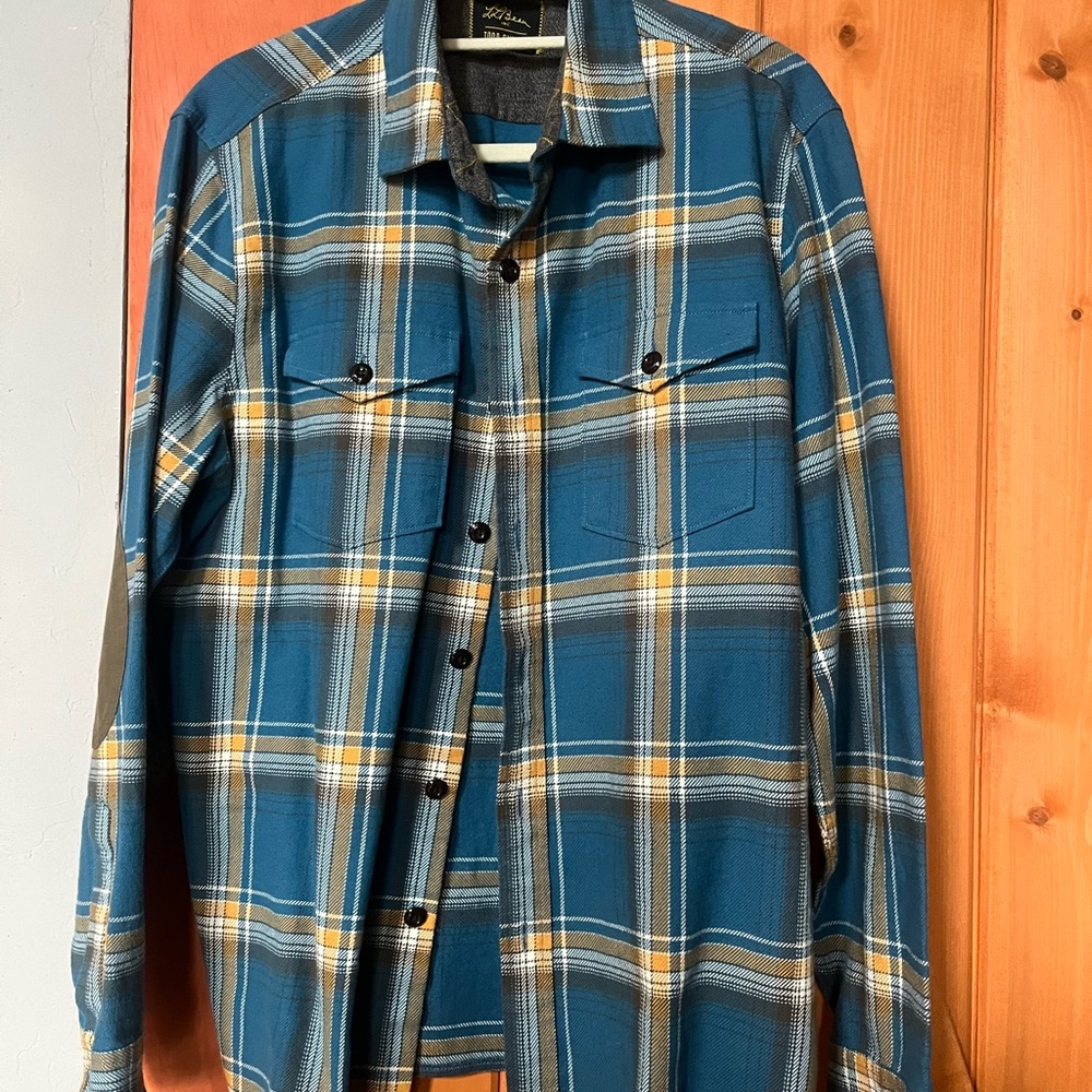 L.L. Bean x Todd Snyder Blue Plaid Casual Button Down Shirt